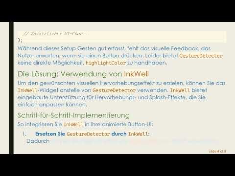Wie man highlightColor im Flutter-GestureDetector verwendet