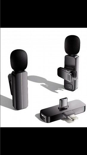 2 Pack Wireless Mini Lavalier Lapel Microphone