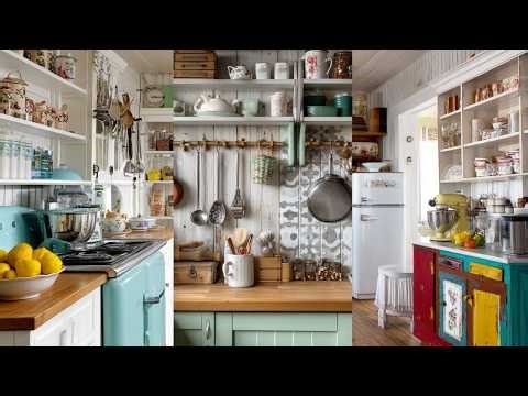 Cozy Cottage Kitchen Decor Ideas for Small Spaces | Vintage & Shabby Chic DIY