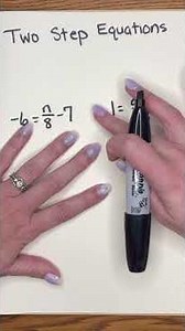 Two Step Equations- Common Mistakes #maths #algebra #mathsteacher