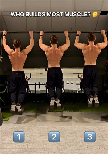 Who builds the most muscle? 🤔 Comment ⬇️