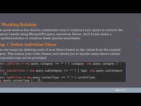 How to Combine MongoDB Query Results Effectively for Better Data Retrieval