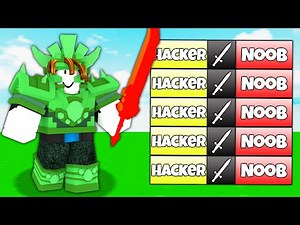 I Trolled As A HACKER In ROBLOX Bedwars...