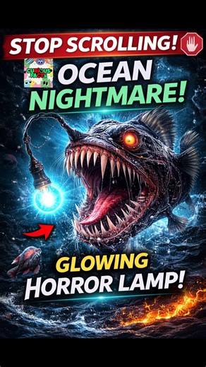 #shorts #animals #facts 🎣 Angler Fish – “Horror Lamp”