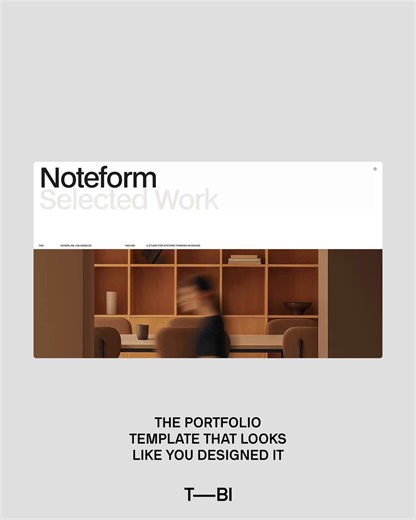 A 30-slide presentation system built for creatives presenting brand, campaign and digital work.⁠ ⁠ The template uses a shared baseline grid with modular layouts that adapt from minimal to image-rich – designed for case studies, client lists, services and project indexes. Editorial structure, practical flexibility, ready to populate with your work.⁠ ⁠ Built for Figma and InDesign.⁠ ⁠ Get it here → t-bi.link/portfolio | The Brand Identity