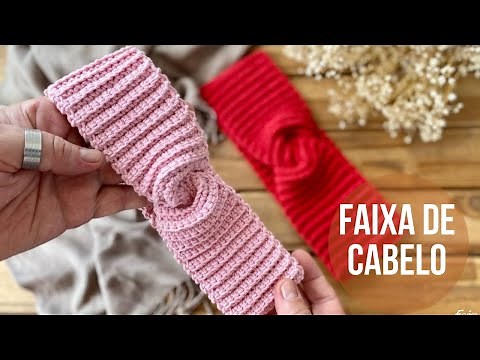 Crochet Headband - Weave Headband by Marcelo Nunes - Quick and Easy Step by Step