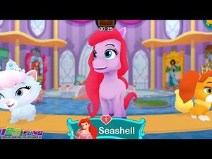 Seashell Pony Ariel's Pet - Disney Princess Palace Pets 2 Whisker Haven 2017 Pet Show Kids Game