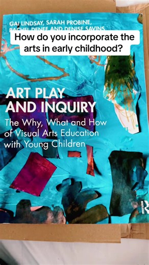 I love collecting new art books that inspire me to be a better educator. I have a passion for arts in early childhood and I’m excited to explore this new text. #art #play #educator #earlychildhoodeducation #teacher