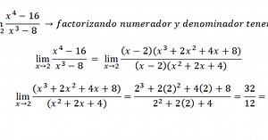 Limites Algebraicos por Factorizacion. Ejercicios Resueltos