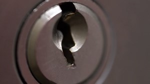 Macro Detail Of Key Put Into Keyhole Turned Stock Footage SBV-338407745 - Storyblocks
