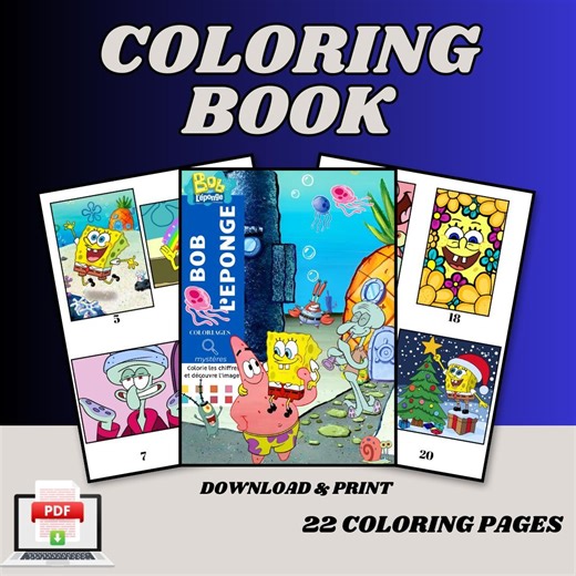Color by Number Book: Retro TV, 22 Pages (PDF Digital Download) - Etsy