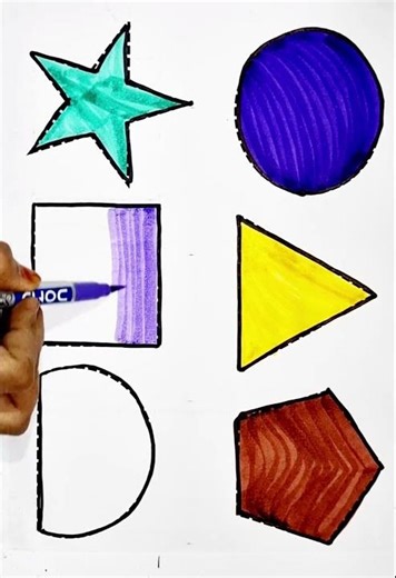 How to Draw 2d Shapes drawing #shorts