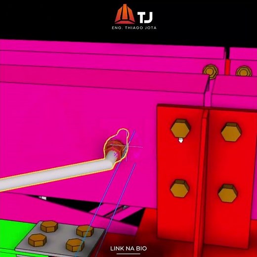 Tirantes / Correntes - Tekla Structures - Estruturas Metálicas