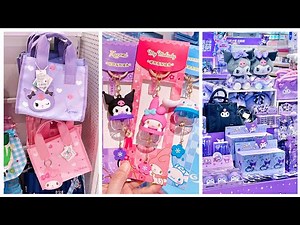 Kuromi Shopping Haul💜🛍️sanrio cute stuffs 💜 Huge Kuromi finds #cindyasmr