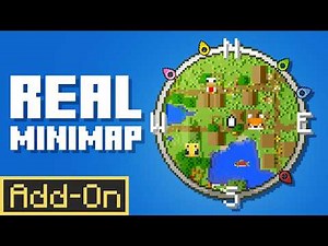 REAL MINIMAP ADDON Makes Minecraft Bedrock Way Better For Players!