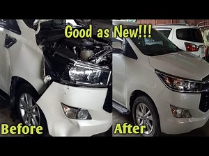 Replace Bumper, Headlight and Pender Step by step - Toyota Innova