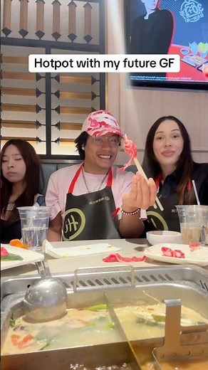 Hot pot with my future girlfriend #wusworld