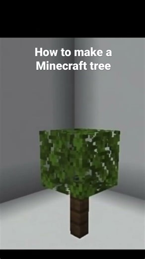 How to make a Minecraft tree