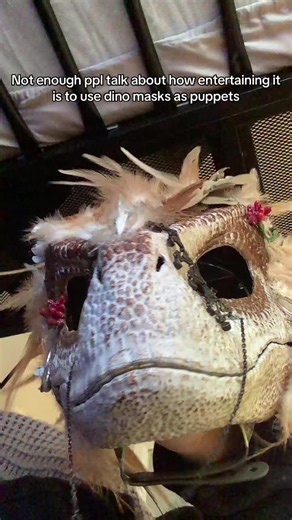 Exploring Dino Masks as Puppets