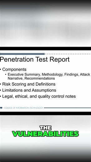 Penetration Test Report: The MOST Crucial Element #shorts