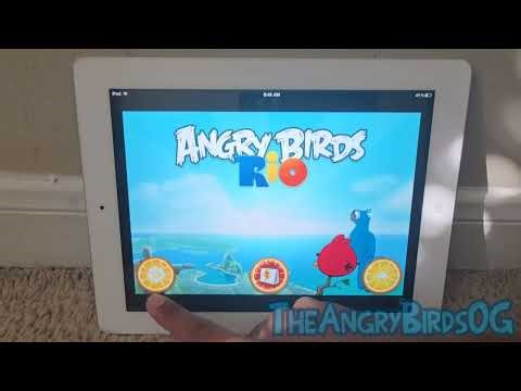 Angry Birds Rio (v1.5.0) On My iPad 3rd Gen