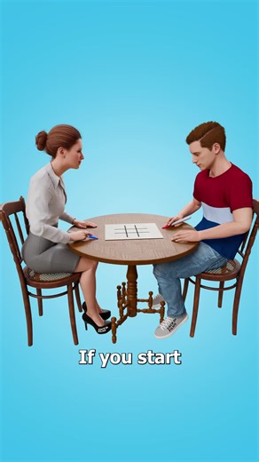 The Trick To Winning Tic Tac Toe 😮 | How To Win Tic Tac Toe