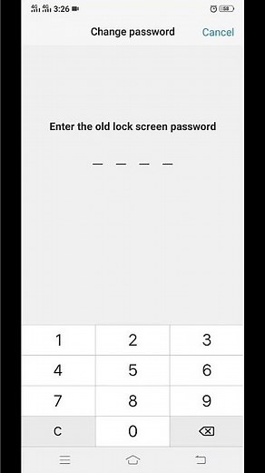 How to remove password from mobile phone