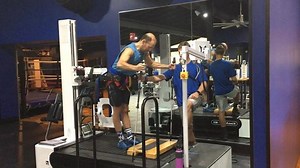 13 reactions | Scott takes on step ups on the KineAssist with his assistive devices using the smart treadmill. #steppingoverhurdles #COREflorida #movingbeyondparalysis #KineAssist #smarttreadmill | CORE (Center of Recovery & Exercise) | Facebook