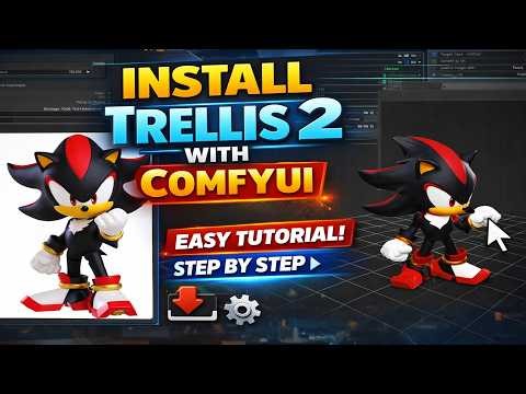 Create 3D AI Models! Install Trellis 2 with ComfyUI (Easy Method)