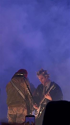 Haley Miller | digital creator on Instagram: "When @5sos shows up to Times Square in a pink bus and performs"