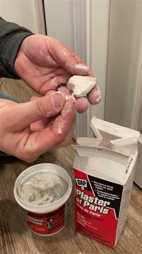 My Favorite Nail Hole Filler #plasterofparis #windowglazing #HomeImprovement #thefixer #diy