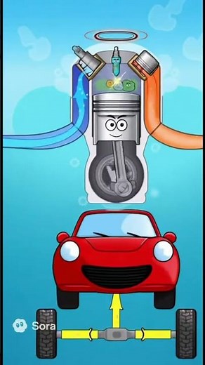 How do car engines work? ￼