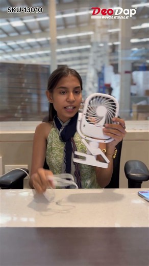 Stay cool and comfortable with this portable humidifier and fan combo.