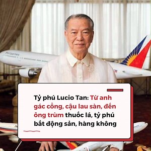 161K views · 4.9K reactions | Lucio Tan được biết đến như một trong những tỷ phú tự thân nằm trong top giàu nhất Philippines với khối tài sản 3 tỷ USD. | Sống Chất | Facebook
