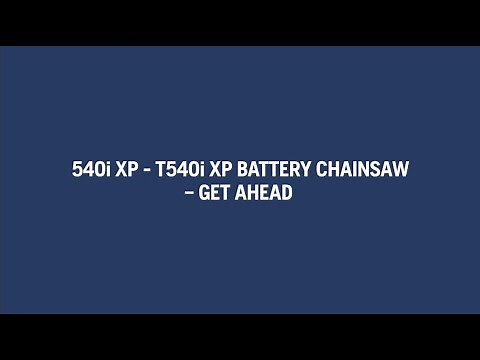 Get started and operate Husqvarna battery chainsaws for full-time professional use