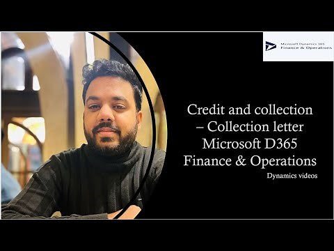 Collection Letter - Setup and process in D365 F&O