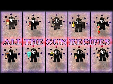 All the GUN recipes in Wacky Wizards (NEW INGREIDENT!) | (182-193)