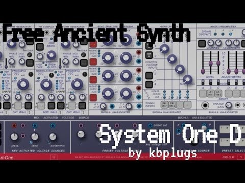 Buchla Inspired Free Ancient Synth - System One D by KBplugs