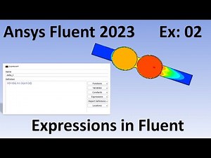Use of expressions in Ansys-Fluent | advance tutorials | Li-ion battery simulation | Ex: 02