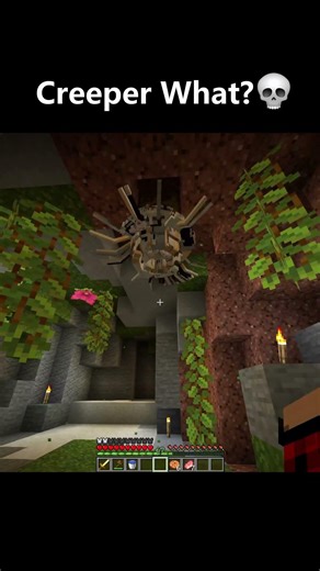 Giving a Creeper Panicophobia... 💀 #minecraft #shorts