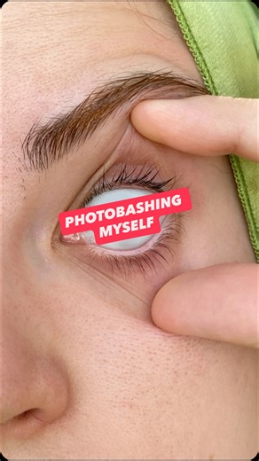 Anya Butler 🧀 on Instagram: "I LOVE PHOTOBASHING!! 🕴️ - Today I’ve turned myself green and become my OC, Nettle, a half-plant, half humanoid travelling merchant from my indie animated series “Stuck in the Globosphere”!!. Wanna find out more? Then take a peek at @stuckintheglobosphere !! - #globosphere #indieanimation #artmeme"