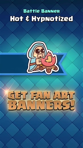 Festival’s open and Fan Art Banners are up for grabs! 🎨 #clashroyale | clash royale