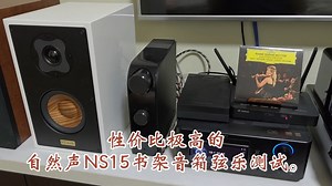 性价比极高的自然声NS15书架音箱弦乐测试。