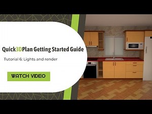 [EN-Q3DP][Basic course] Lights and render in Quick3DPlan