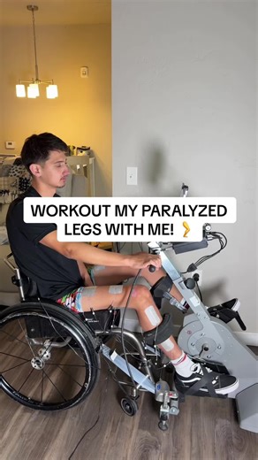 WORKOUT MY PARALYZED LEGS WITH ME!🦵 #paraplegic #paralyzed #fyp #wheelchair #wheelchairlife @Amber & Neven Hart♥️ @Amber Cogbill