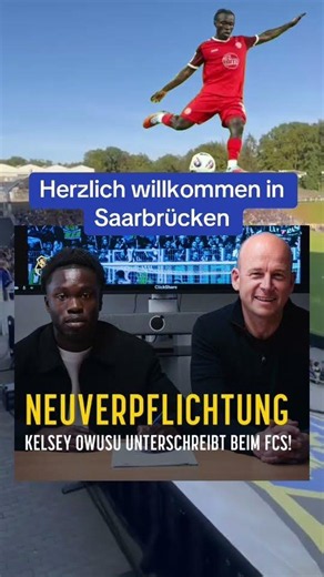 Herzlich willkommen beim ersten FC Saarbrücken, Kelsey owusu #fcs #fcsaarbrücken