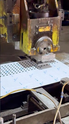 Turning Steel into Lace 🕸️ | Perfect Metal Patterns #Shorts #machine