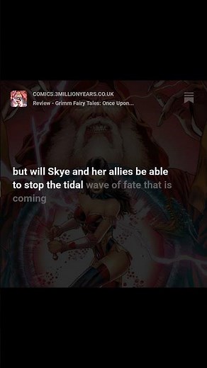 Review - Grimm Fairy Tales: Once Upon The End Of Time