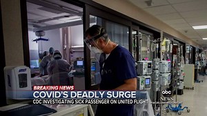89K views · 974 reactions | DEADLY SURGE: Trevor Ault reports on COVID-19 racing through communities as vaccine distribution begins, with the U.S. averaging nearly 2,600 deaths each day and millions traveling for the holidays despite warnings to stay home to slow the spread. https://abcn.ws/3mxGnOd | ABC World News Tonight with David Muir | Facebook