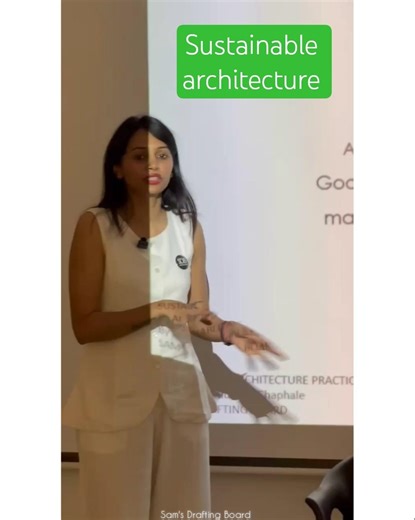 Sustainable architecture talks at Climate Connect Career Mixer